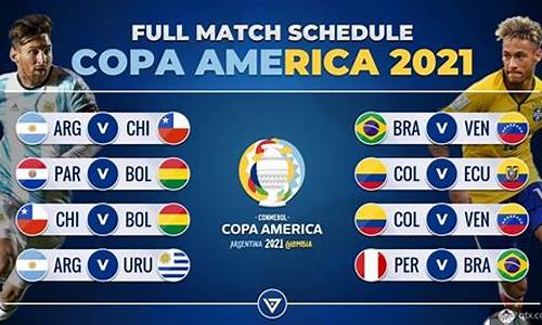美洲杯赛程2021赛程视频_美洲杯赛程2021赛程结果